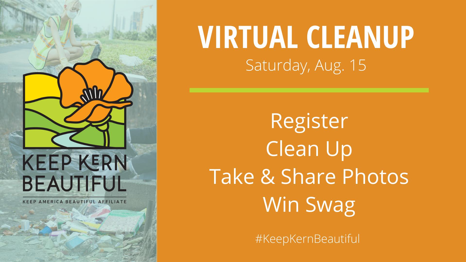 Kern County Public Work and Keep Kern Beautiful Virtual Cleanup
