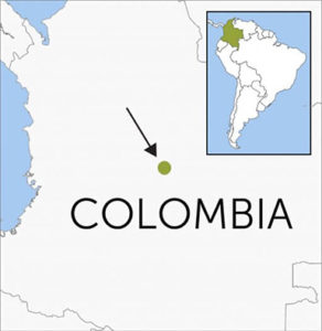 Cundinamarca Antpitta Region Map