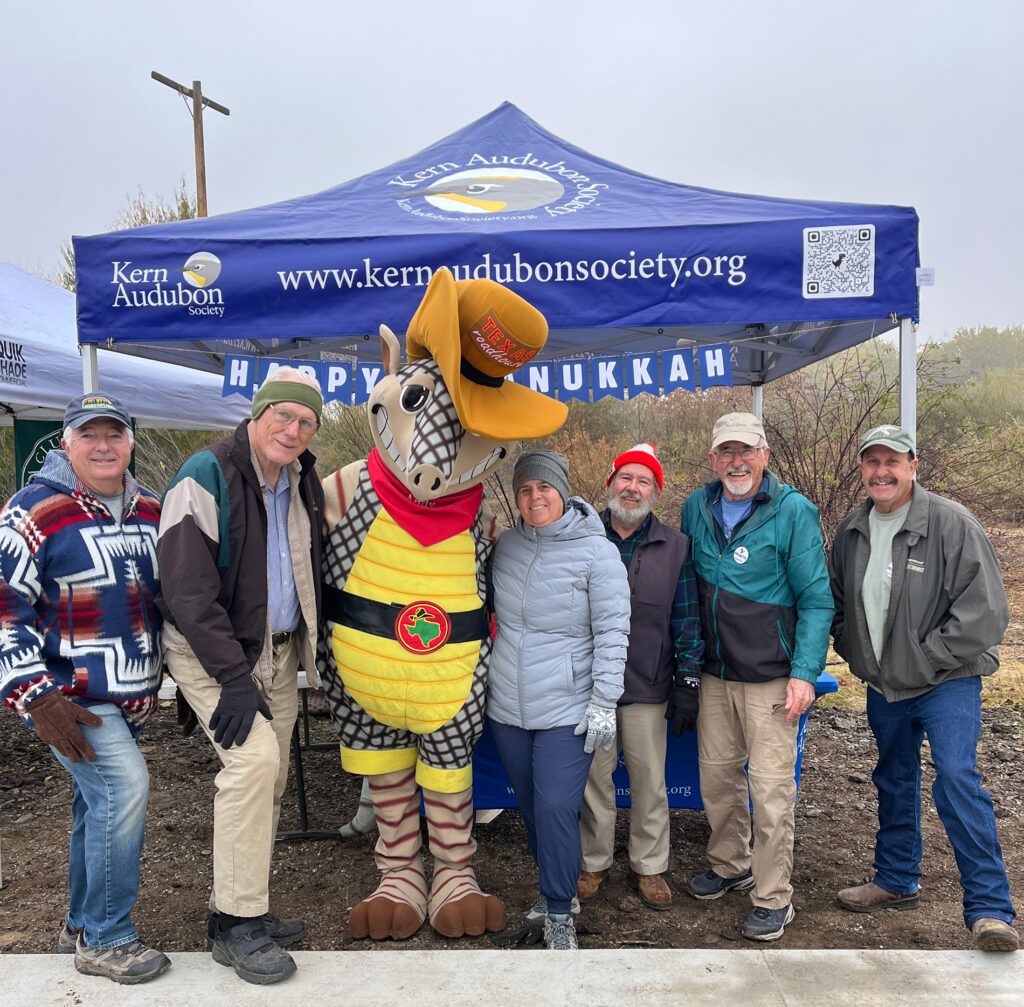 Posing at Kern Audubon Society Booth